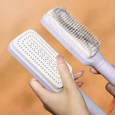 4 In 1 Self Cleaning Hair Brush Comb